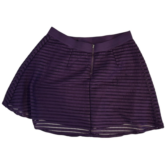 Torrid Plum Mesh Circle Skirt - Picture 3 of 3